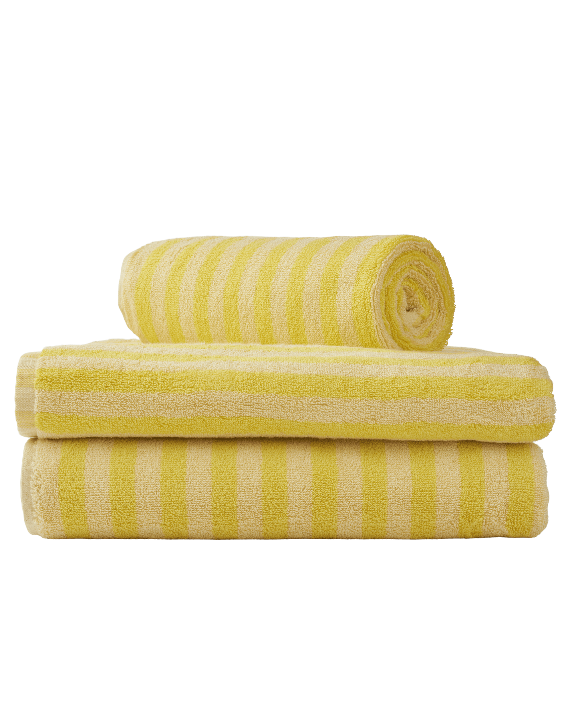 Naram håndklæde - Pristine & Neon Yellow